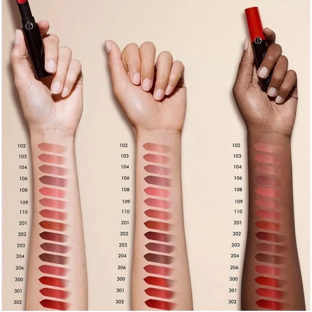 Giorgio Armani Lip Power Longwear Satin Lipstick 109 Intimate 0.11 oz